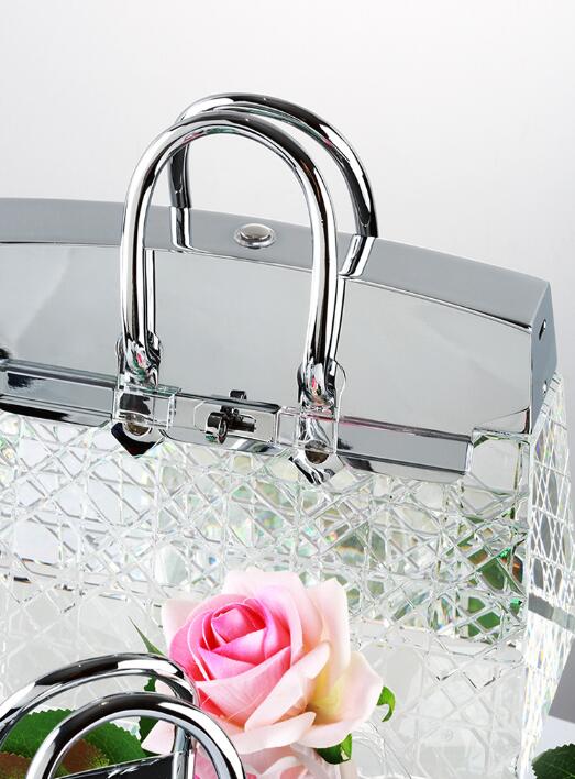 Table Lamp High-end crystal bag table lamp decorative ornaments handbag crystal lamp bedroom table lamp portable - LaTezza Online Shop