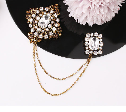 Collar Flower Shirt Jewelry Pins Suit - LaTezza Online Shop