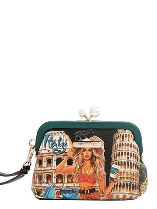 Nicole Lee USA Chelsea Pearl Kiss-Lock Coin Purse - LaTezza Online Shop