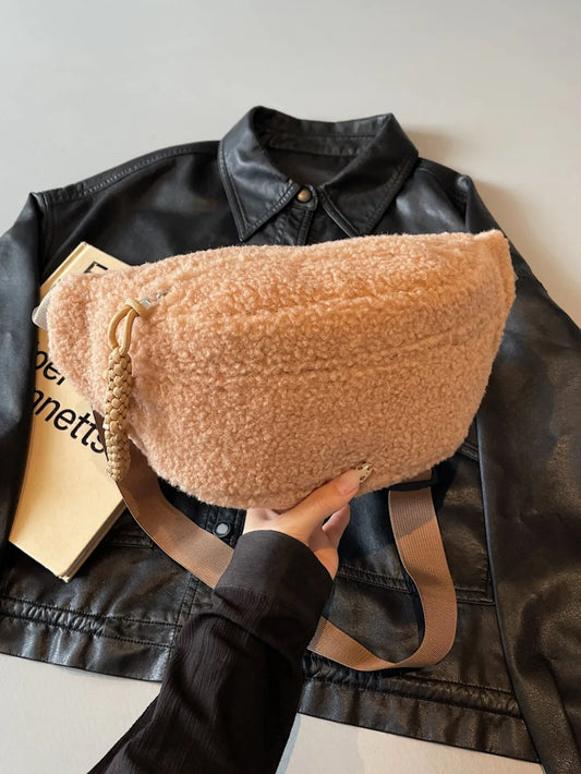 Sherpa Crossbody Bag with Adjustable Strap - LaTezza Online Shop