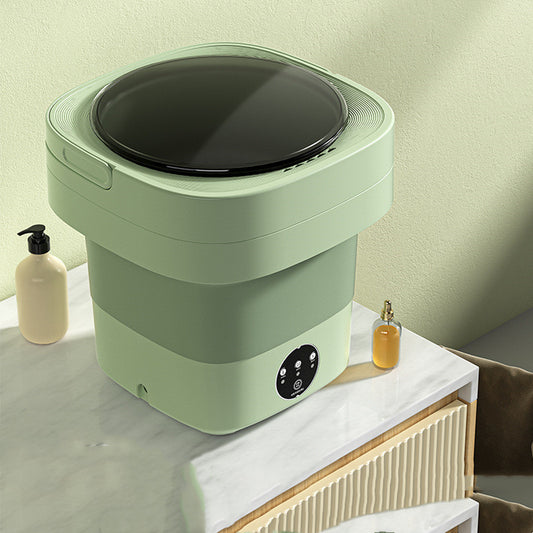 Mini Foldable Washing Machine Portable for Socks Underwear 3 Models With Spinning Dry Gadgets