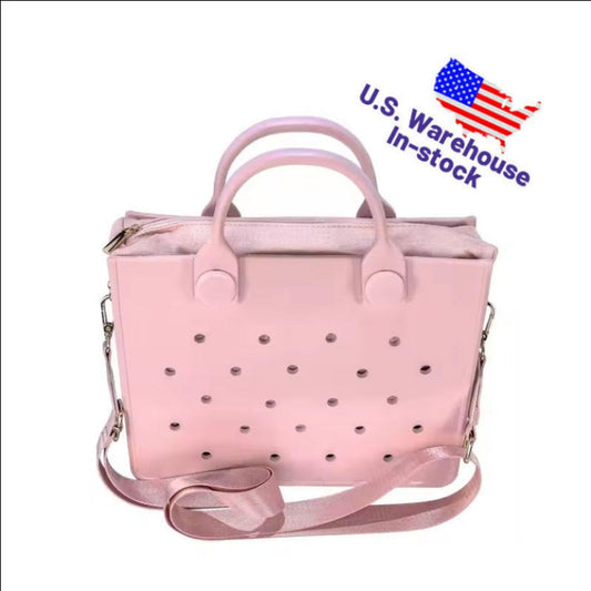 Waterproof EVA Handbag Punching Women's Tote Bags With Shoulder Strap Beach Bag
