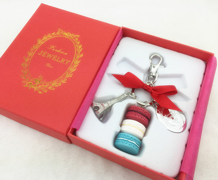 Macaron Pendant Key Ring Bag Buckle Key Ring Female - LaTezza Online Shop