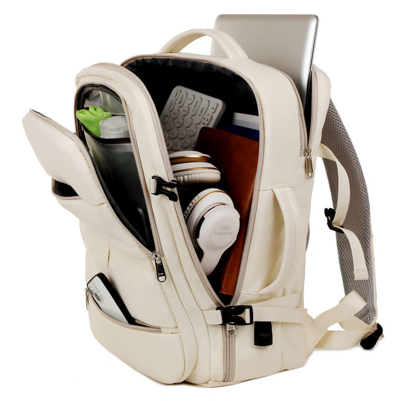 Backpack For Women Men Large Capacity Multiple Pockets And Zippers Versatile Computer Bags Business Travel Backpack - LaTezza Online Shop