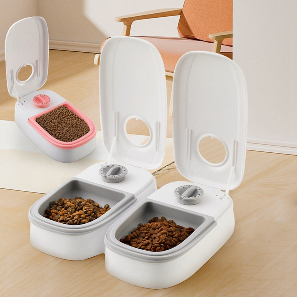 Automatic Pet Feeder Smart Food Dispenser For Cats Dogs Timer Stainless Steel Bowl Auto Dog Cat Pet Feeding Pets Supplies - LaTezza Online Shop