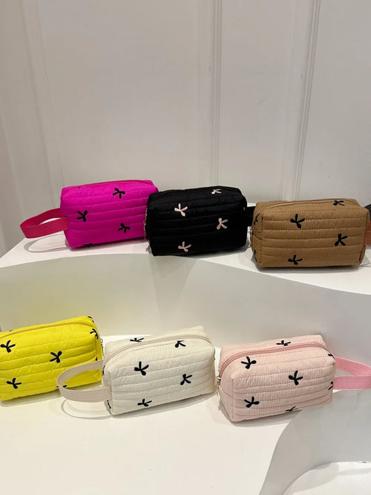 Texture Contrast Bow Wristlet - LaTezza Online Shop