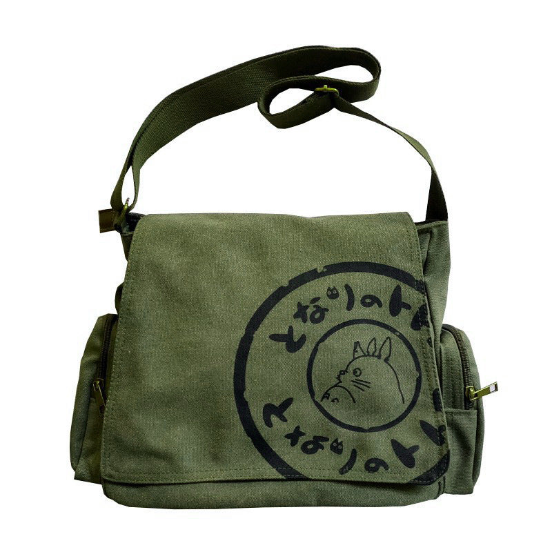 Messenger Bag Retro canvas bag, men's shoulder bag, crossbody bag, large capacity casual bag, travel bag, unisex - LaTezza Online Shop