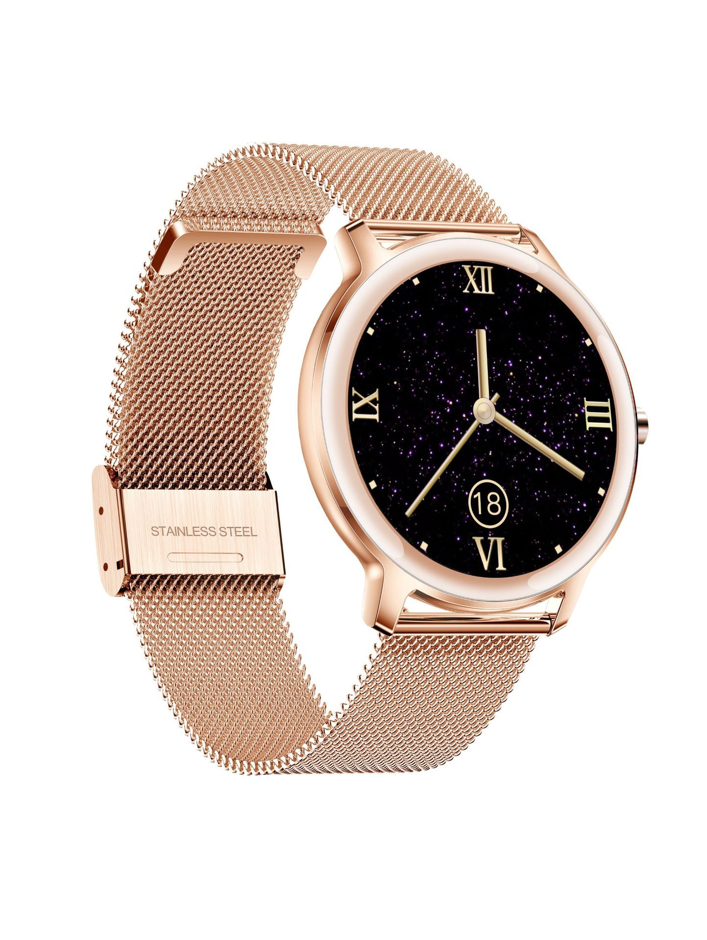 Popular R18 ladies smart watch full touch 1.09 inch screen ultra-thin body dial download bluetooth 5.0 - LaTezza Online Shop