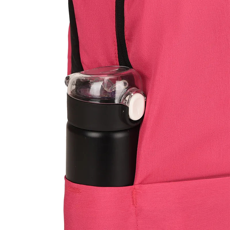 Solid Color Nylon Backpack Bag - LaTezza Online Shop