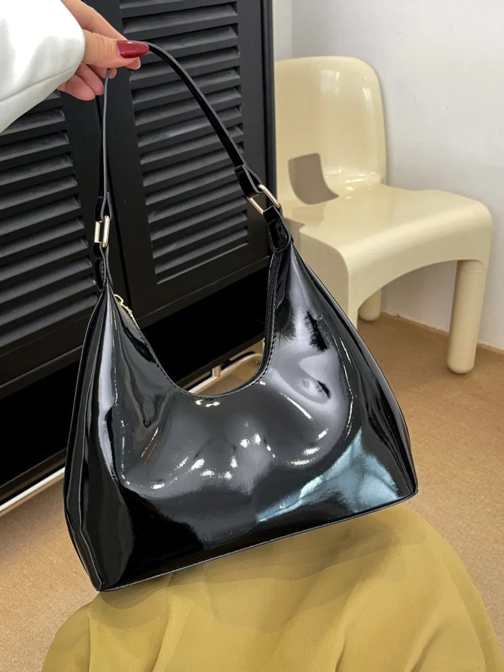 Mirror Surface Shoulder Bag - LaTezza Online Shop