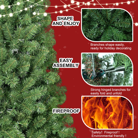 5FT PVC Green Memory Wire Christmas tree - LaTezza Online Shop