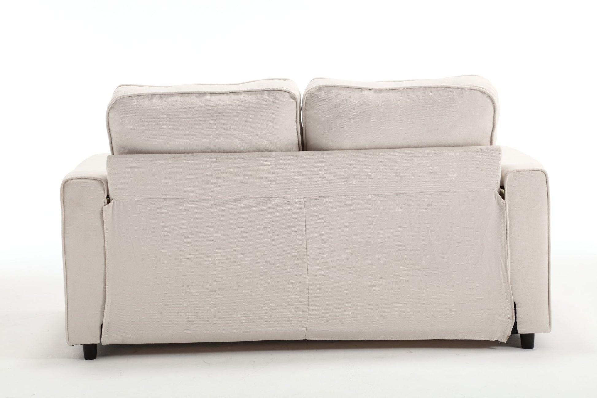 3 Fold Sofa Convertible Futon Couch sleeper sofabed Space saving loveseat Dark Gray & Light Gray & Beige - LaTezza Online Shop