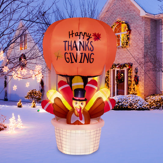 6ft Turkey Hot Air Balloon With 5 LED Lights - LaTezza Online Shop