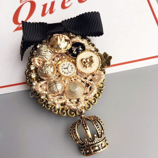 Pearl vintage Famous Luxury Brand Designer Jewelry Brooch Pins Broach For Women Sweater Dress - LaTezza Online Shop