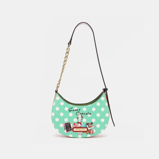 Nicole Lee USA Vegan Leather Polka Dot Shoulder Bag - LaTezza Online Shop