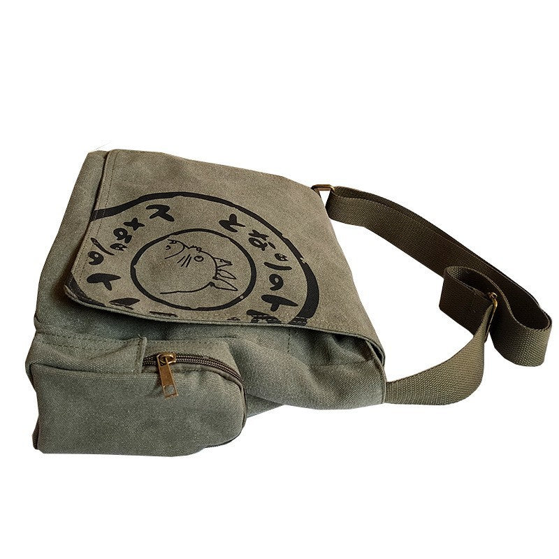 Messenger Bag Retro canvas bag, men's shoulder bag, crossbody bag, large capacity casual bag, travel bag, unisex - LaTezza Online Shop