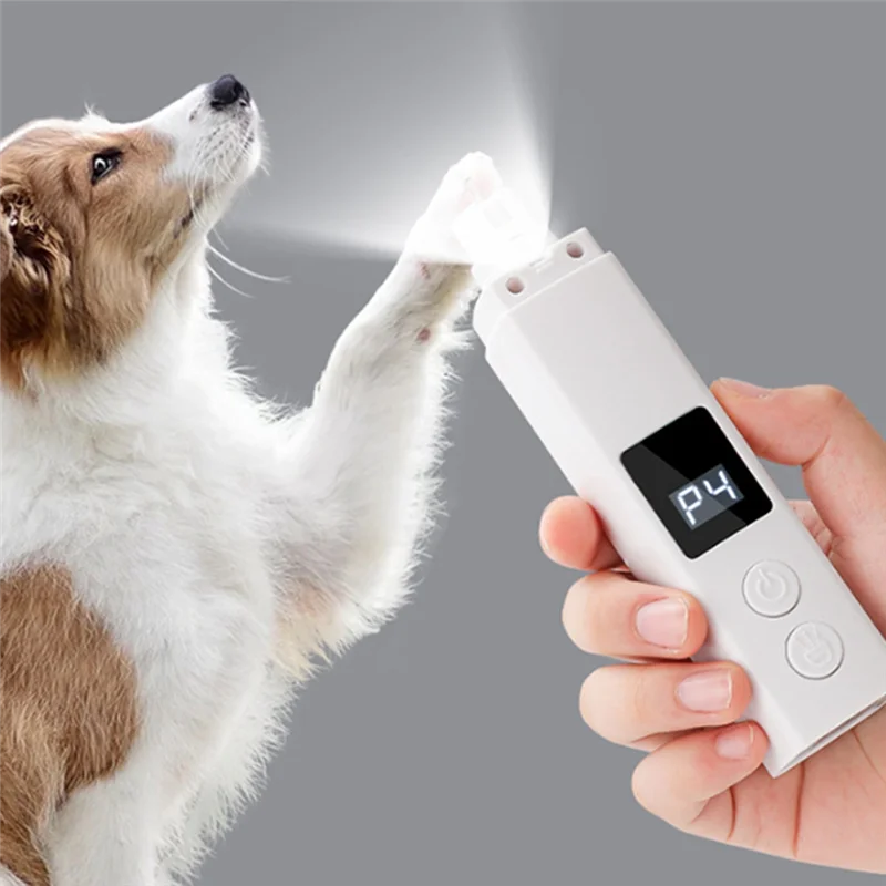 AB11-Pet Nail Grinder For Dogs Rechargeable Nail Grinder Electric Cat Nail Trimmer Dog Nail File Quiet Dog Nail Grinder
