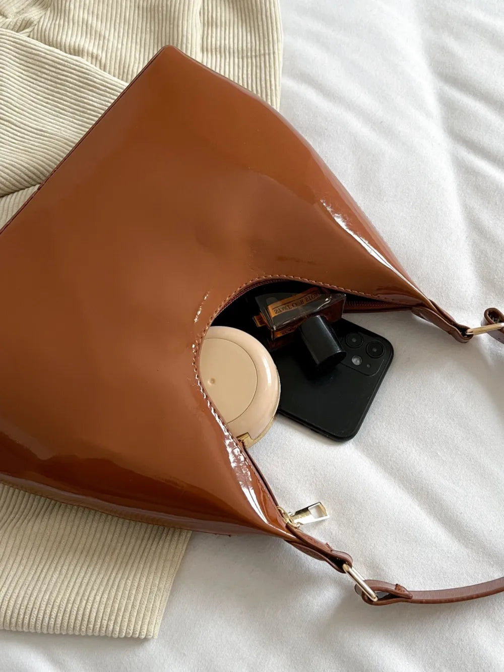 Mirror Surface Shoulder Bag - LaTezza Online Shop