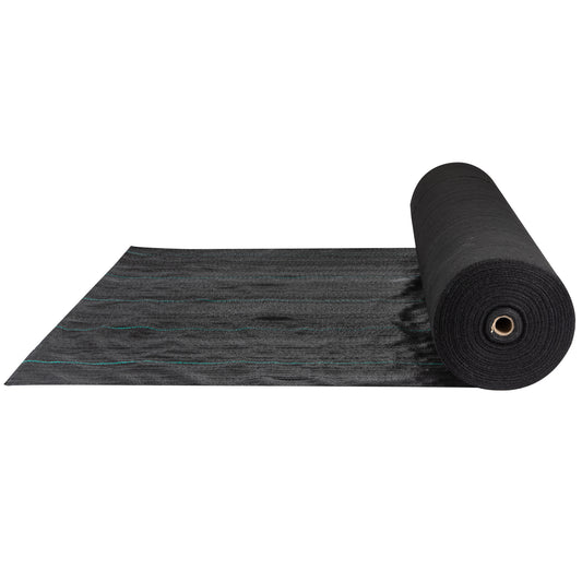 VEVOR Weed Barrier, 5.8oz Landscape Fabric, 4ft X 300ft Cover Mat Heavy Duty Woven Grass Control Geotextile For Garden, Patio, Black - LaTezza Online Shop