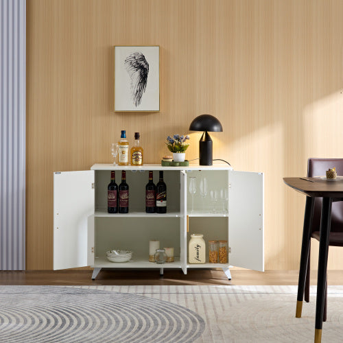 Buffet Cabinet With Wavy Texture - LaTezza Online Shop