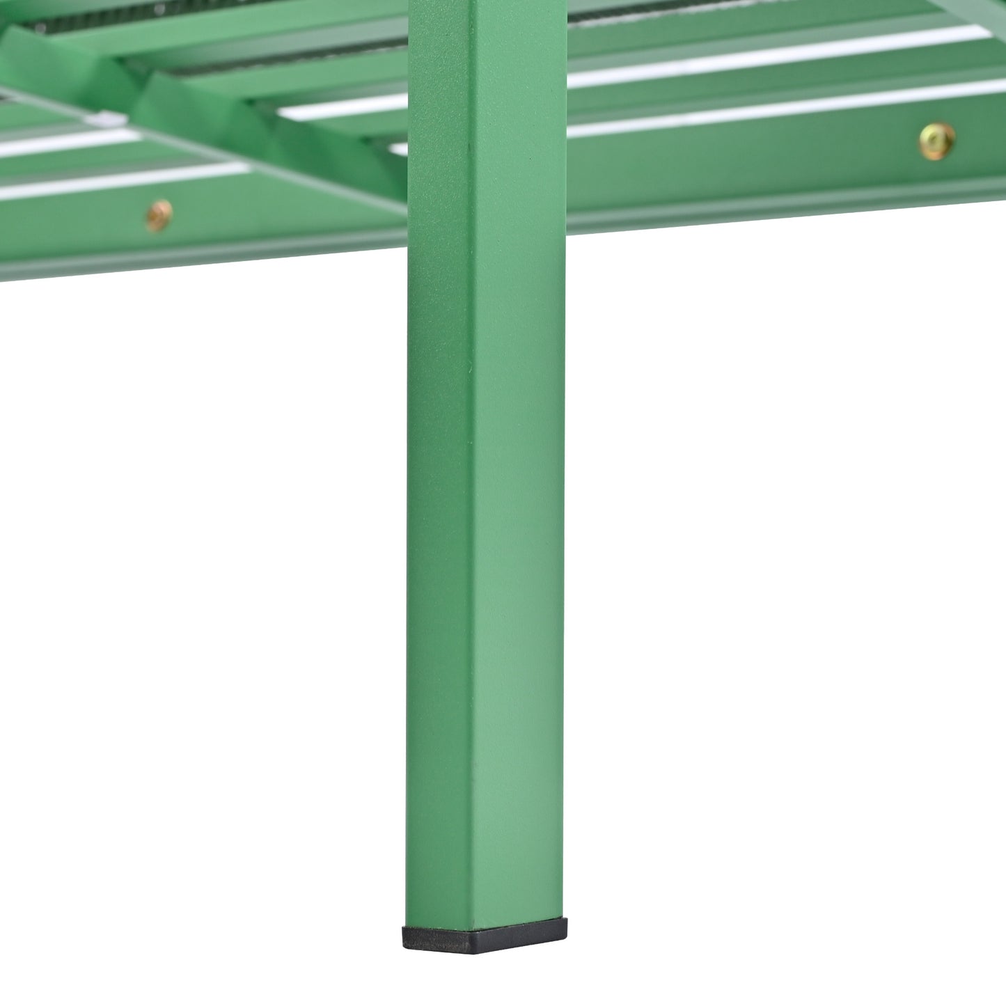 Outdoor Furniture with Tempered Glass Table,  Set Deep Seating with Thick Cushion  (Fluorescent Yellow & Green) - LaTezza Online Shop