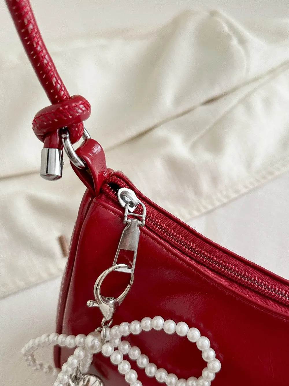 Shoulder Bag Butterfly PU Leather with Bow - LaTezza Online Shop