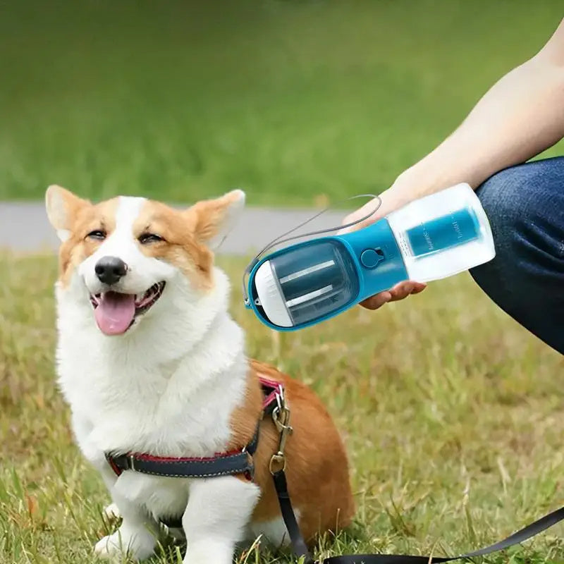 Dog Water Cup Drinking Food Garbage Bag Three-in-one Portable Small Multi-functional Pet Supplies - LaTezza Online Shop