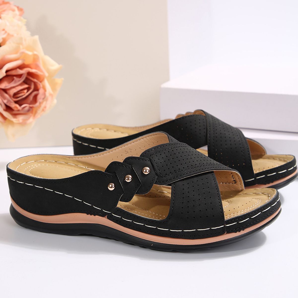 Open Toe Platform Sandals - LaTezza Online Shop