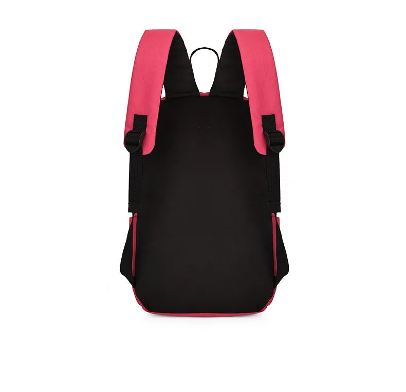 Solid Color Nylon Backpack Bag - LaTezza Online Shop