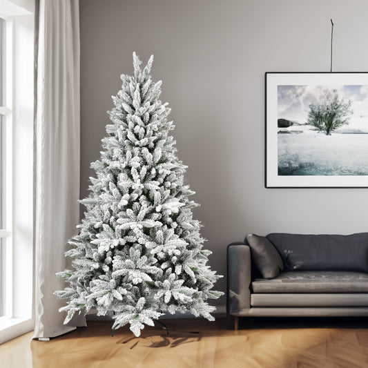 7FT PE&PVC Flocked Christmas tree - LaTezza Online Shop