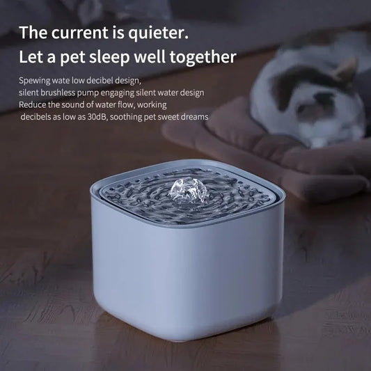 3L Large Capacity Canine Cat Dog Pet Circulating Filter Pet Fountain Feeder Automatic Water Dispenser with USB Port for Pets - LaTezza Online Shop