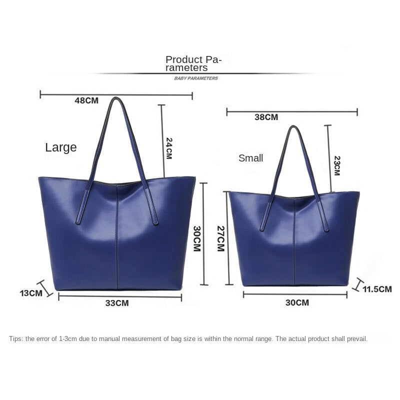 Tote bag Luxury Leather Handbags Ladies Bags Designer Large Capacity Ladies One Shoulder Crossbody Bags High Quality Shopping Bags - LaTezza Online Shop