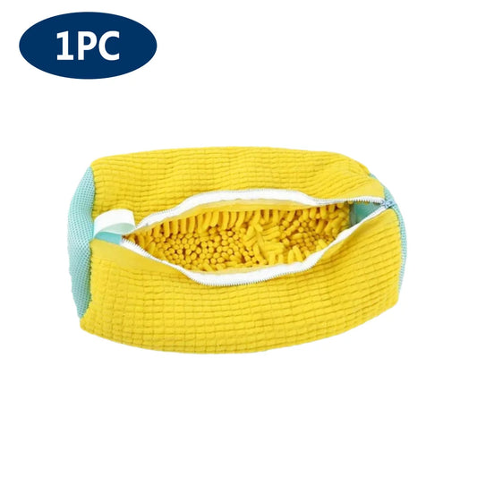 Shoes Washing Bag Laundry Bag Padded Shoe Protector Fluffy Fiber Polyester laundry Wash Bag Machine Washable Organizer
