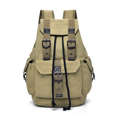 Street Canvas Unisex Backpack Retro Casual Travel Bag Large Capacity Schoolbag - LaTezza Online Shop