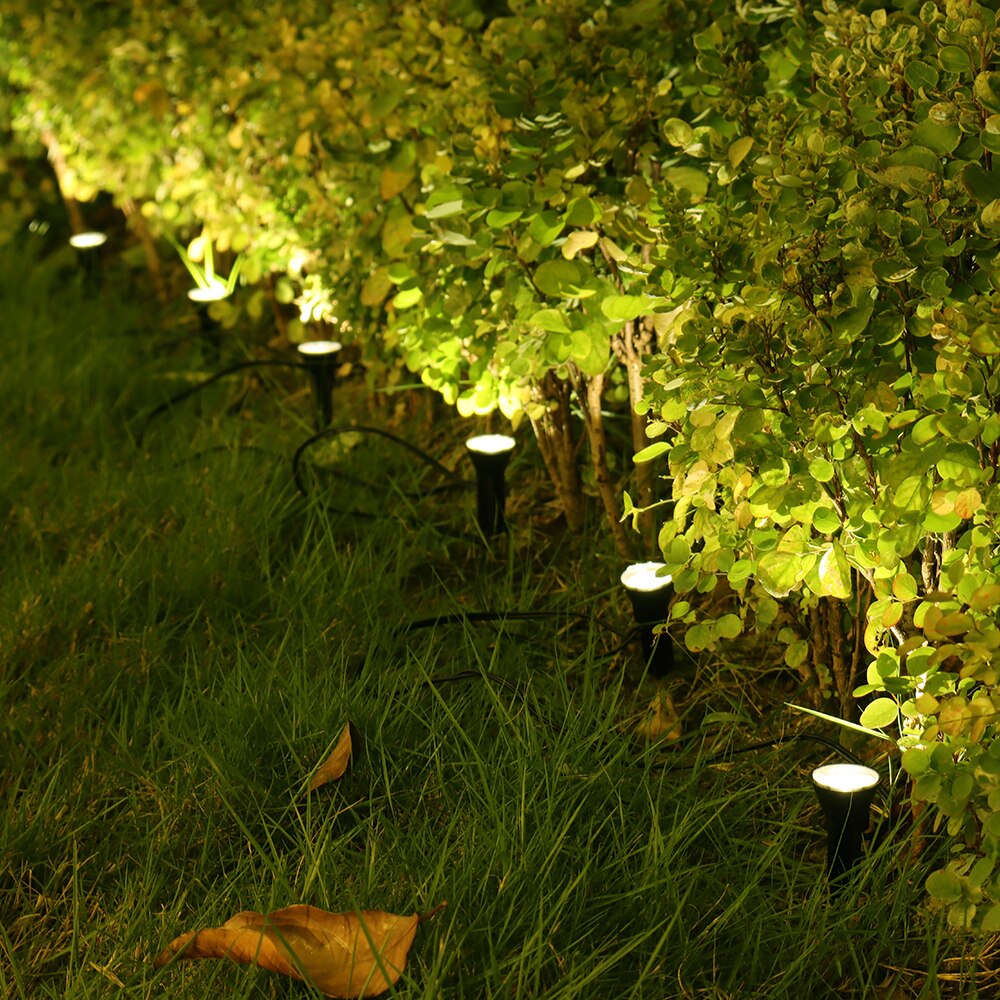 New Style Garden Lawn Solar Powered Outdoor LED Spike Light Path Landscape Waterproof IP65 Mini Solar Flood Lawn Lamp - LaTezza Online Shop
