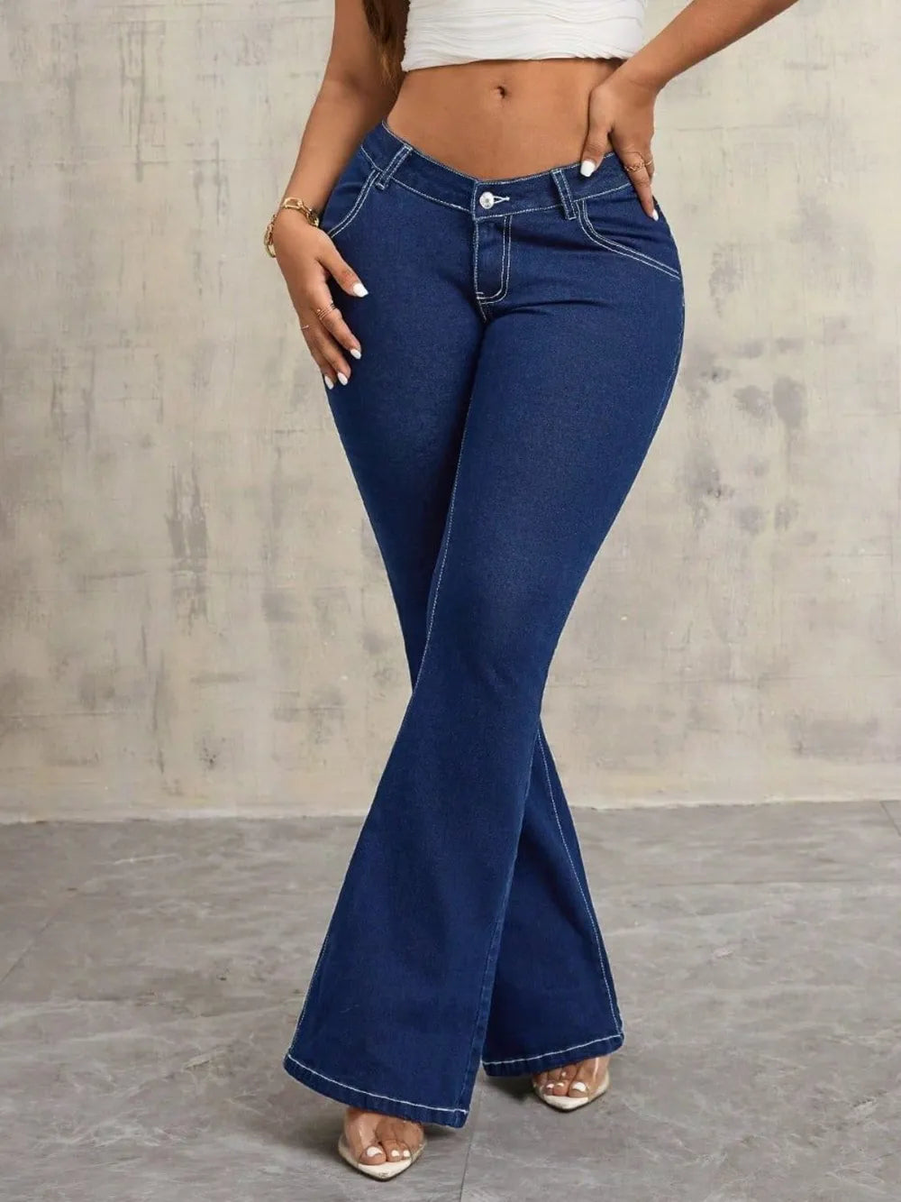 Flare Jeans with Pockets - LaTezza Online Shop