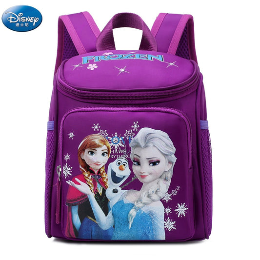 girls frozen elsa annaSnow Queen princess Plush Backpacks kids disney  School Bag Breathable backpack - LaTezza Online Shop