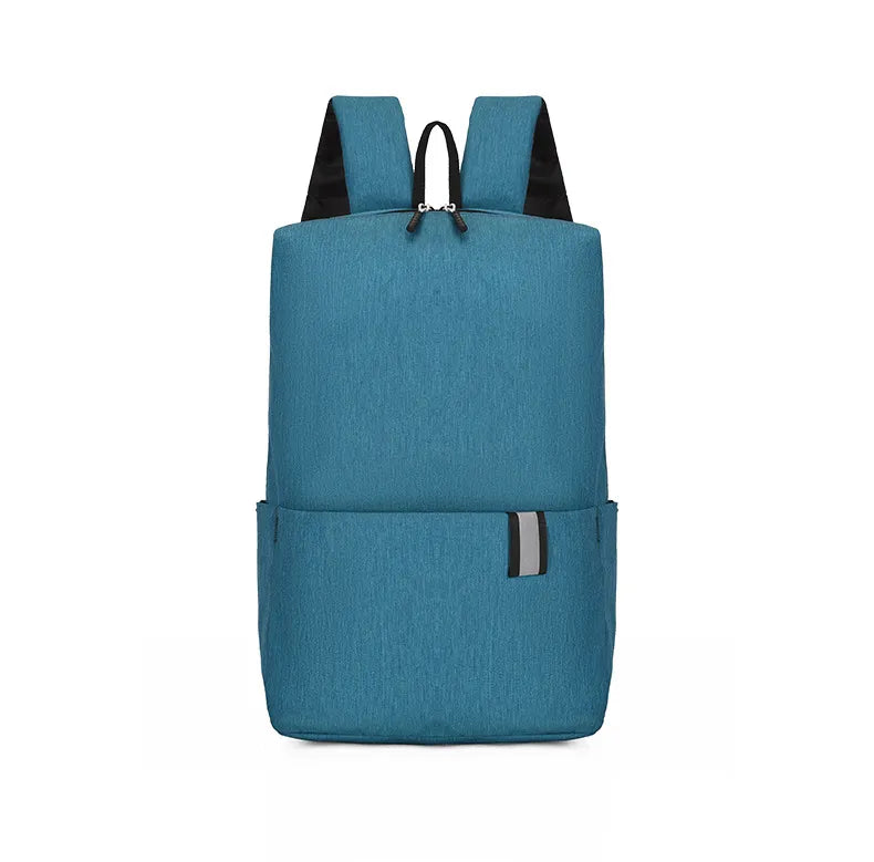 Solid Color Nylon Backpack Bag - LaTezza Online Shop