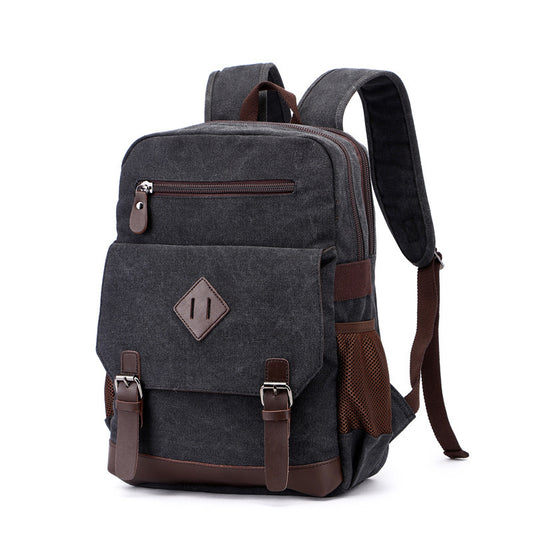Canvas Bag Retro Casual Shoulder Computer Backpack - LaTezza Online Shop
