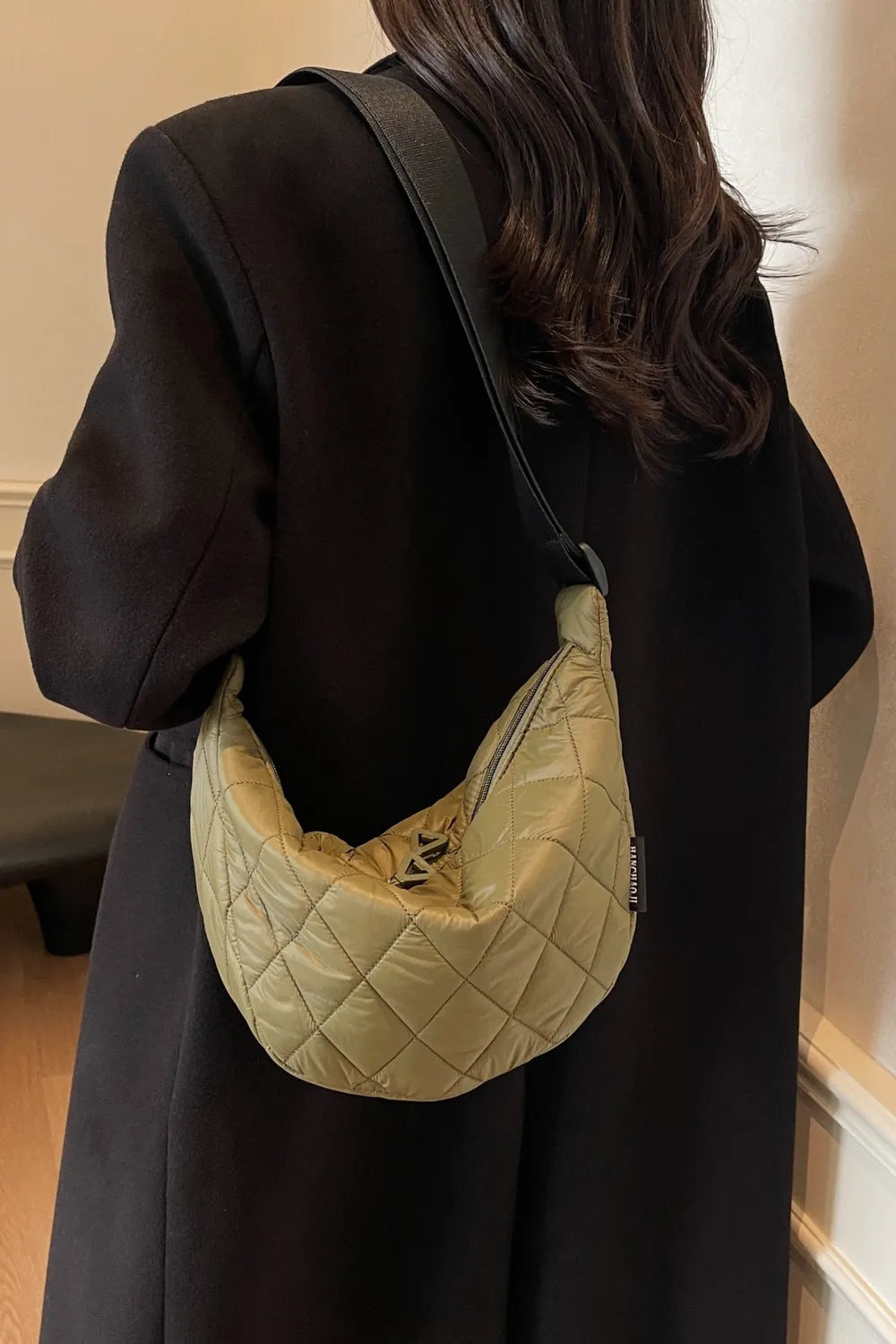 Quilted Adjustable Strap Crossbody Bag - LaTezza Online Shop