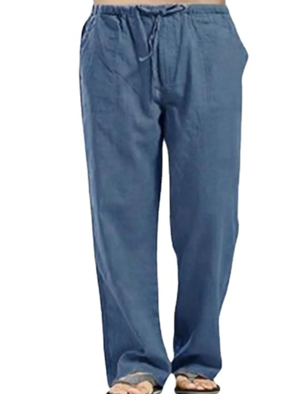 Men's Full Size Drawstring Pants with Pockets Plus Size - LaTezza Online Shop