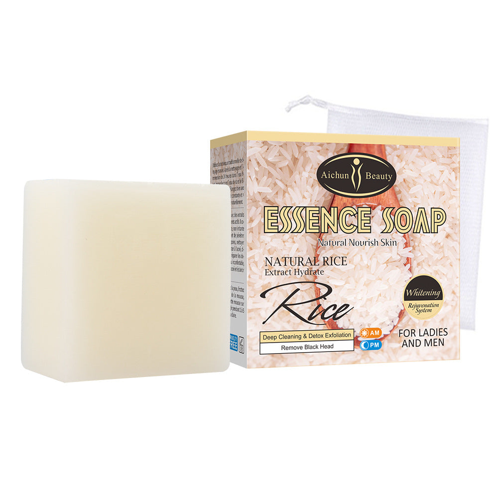 Rice Handmade Soap Body Skin Brightening Moisturizing 100g Handmade Soap Melaninsoap - LaTezza Online Shop