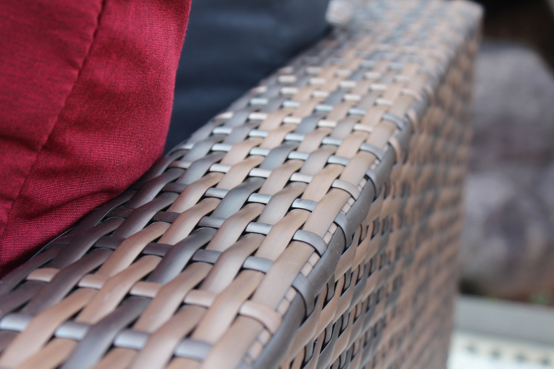 5 Pieces Outdoor Patio Garden Brown Wicker Sectional Sofa Set - LaTezza Online Shop