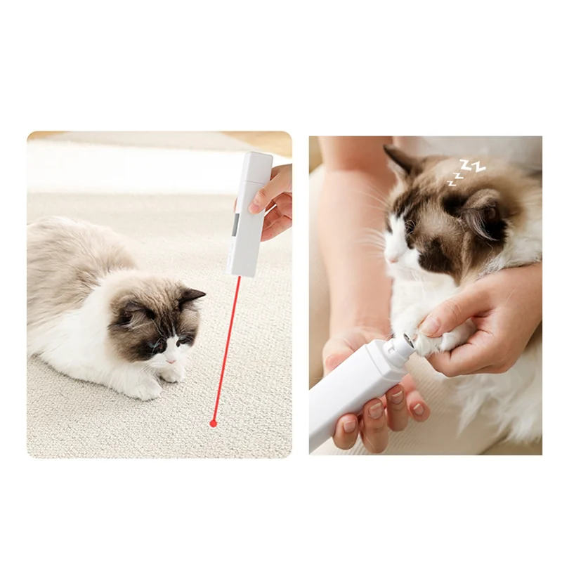 AB11-Pet Nail Grinder For Dogs Rechargeable Nail Grinder Electric Cat Nail Trimmer Dog Nail File Quiet Dog Nail Grinder