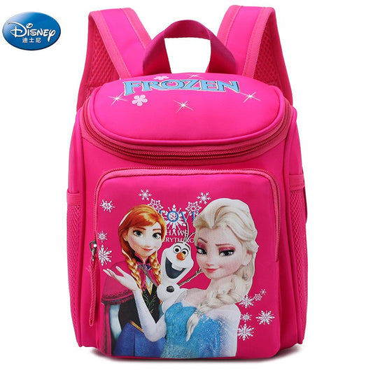 girls frozen elsa annaSnow Queen princess Plush Backpacks kids disney  School Bag Breathable backpack - LaTezza Online Shop