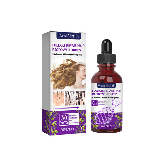 Follicle Repair Hair Regrowth Drops, Hair Protection Strong And Solid Hair Thickening Scalp Nourishing Massage Lotion - LaTezza Online Shop