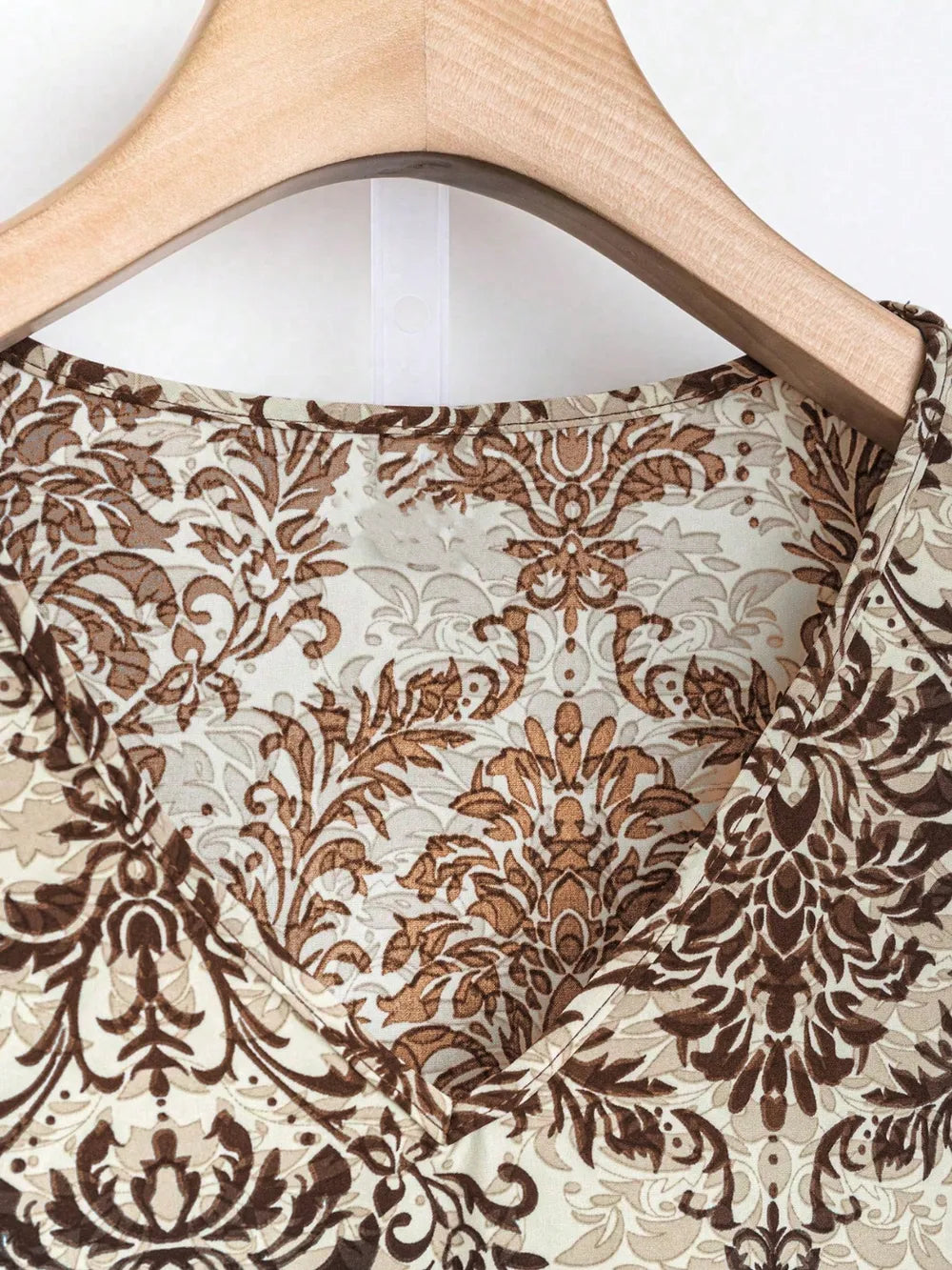 Printed Ruffled Cap Sleeve Top and Pants Set - LaTezza Online Shop