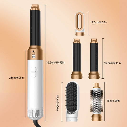 5 in 1 Hair Styler Professional Hair Dryer Brush Blow Dryer Air Wrap Hot Air Brush - LaTezza Online Shop