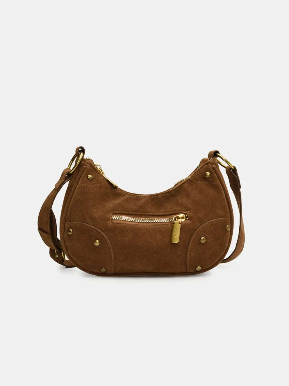 Small Suede Adjustable Strap Shoulder Bag - LaTezza Online Shop