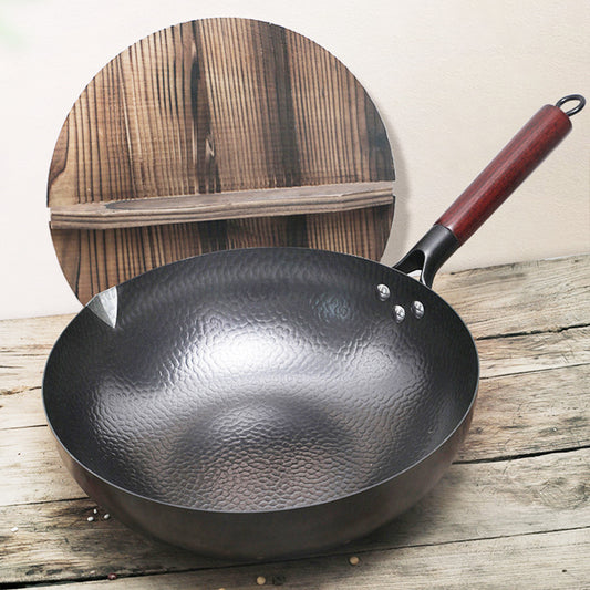 Iron Pan Traditional Iron Wok Handmade - LaTezza Online Shop